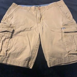Brown Hurley Cargo Shorts